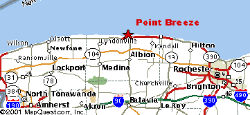 A map of Point Breeze's Surrounding area